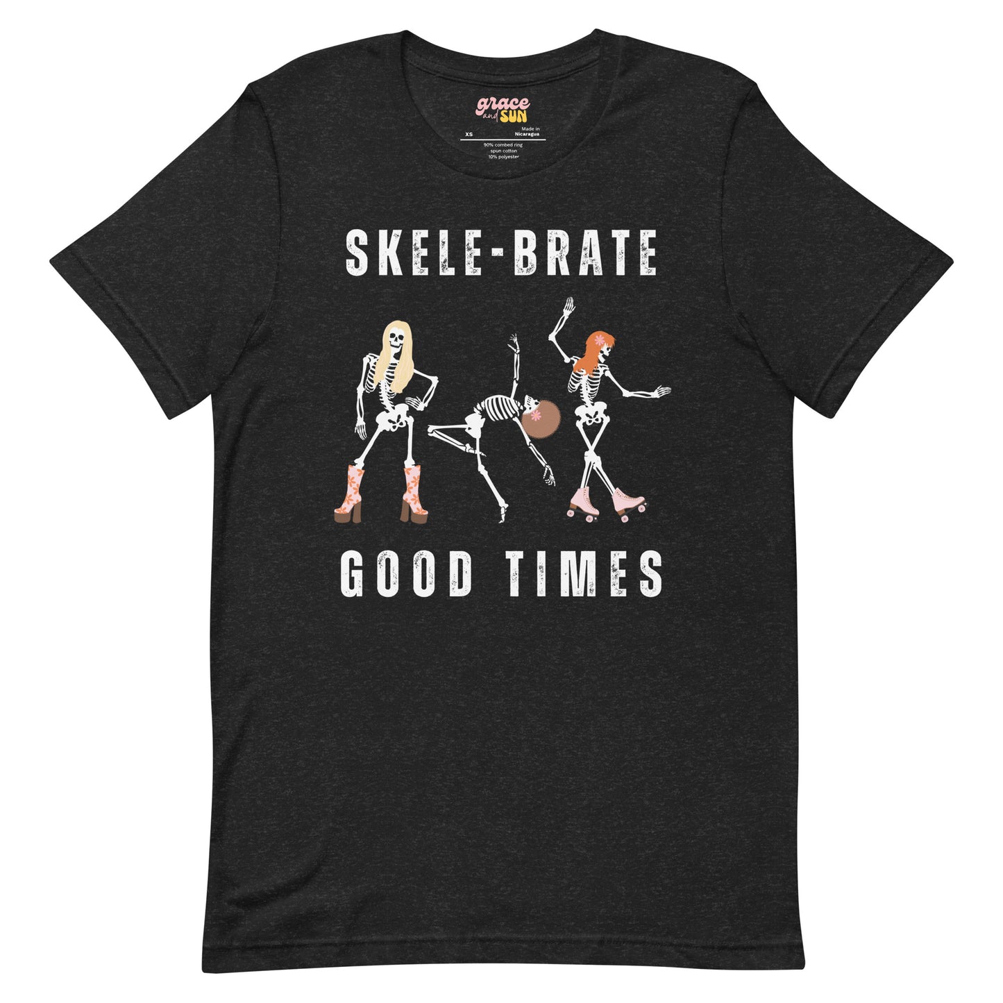 Skele-Brate Good Times | Dancing Skeletons | Unisex t-shirt