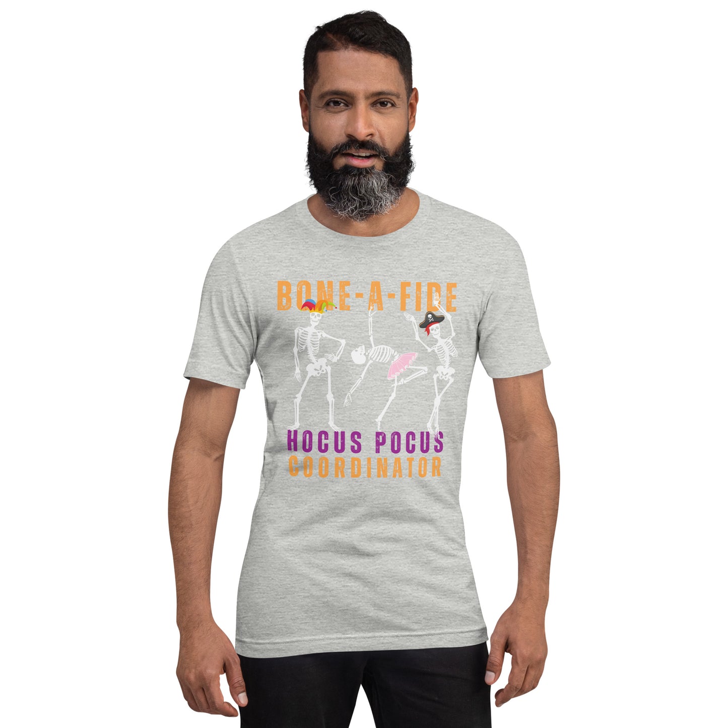 Bone-A-Fide Hocus Pocus Coordinator with fun Dancing Skeletons | Unisex t-shirt