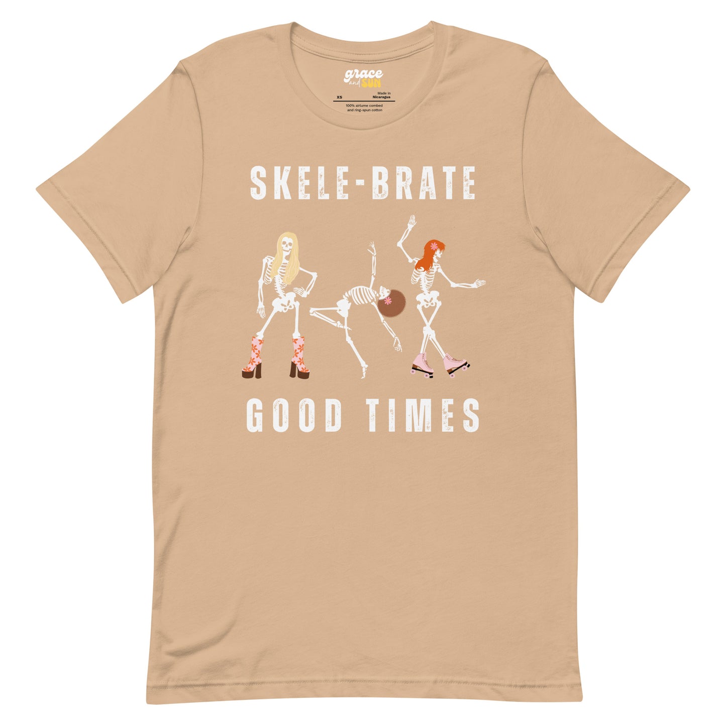 Skele-Brate Good Times | Dancing Skeletons | Unisex t-shirt