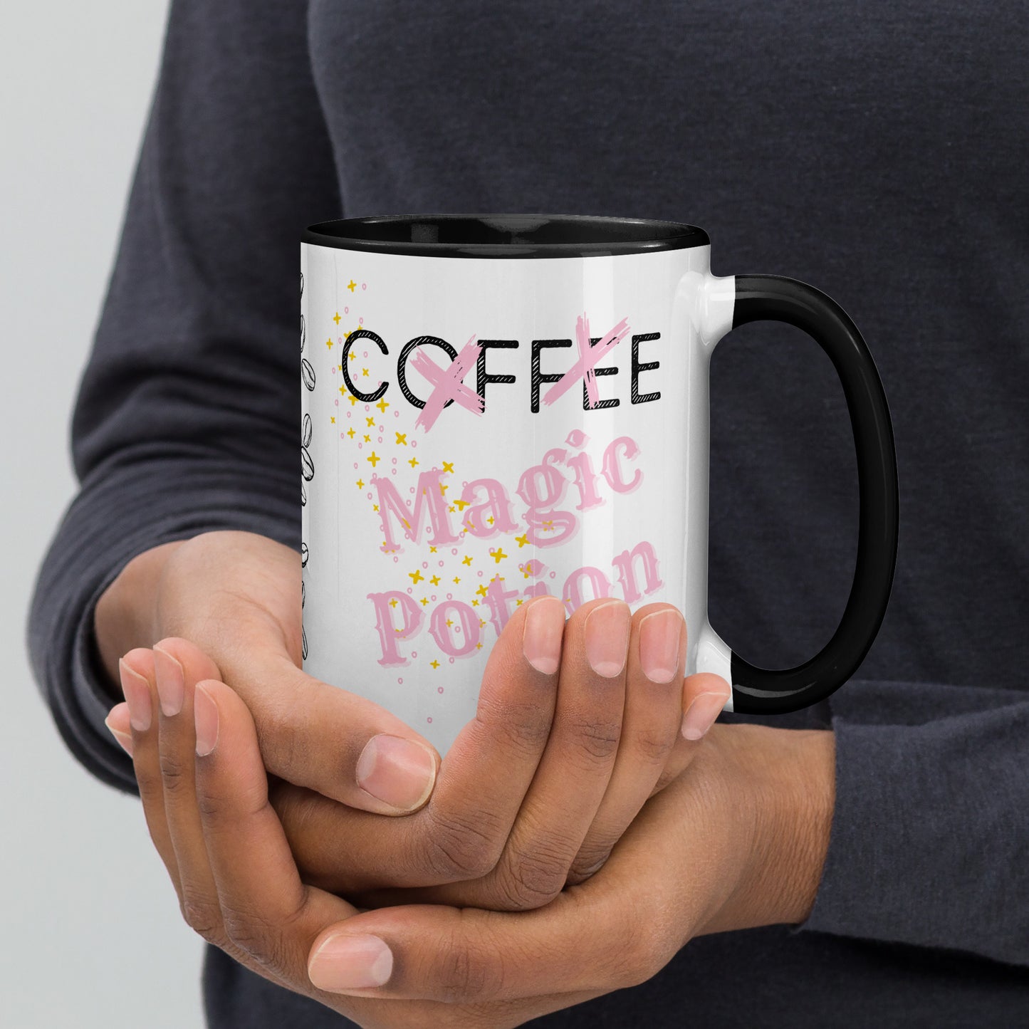 Halloween Magic Potion Coffee Mug with Black handle and inside | 15oz.