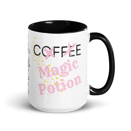 Halloween Magic Potion Coffee Mug with Black handle and inside | 15oz.